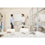 Earth Maya Magnetic Whiteboard 90x60cm Lacquered Steel Surf Aluminium Frame MA0307790