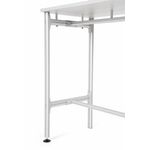 Bi-Office Industrial Desk Magnetic Whiteboard Lacquered Steel 120x90cm SD162606