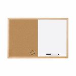 Bi-Office Cork and Drywipe Combination Board 600x400mm MX03001010