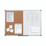 Bi-Office Maya Combination Board Cork/Magnetic Surface 120x90cm XA0503170