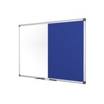 Bi-Office Maya Combination Board Blue Felt/Drywipe Surface 180x120cm XA2717170