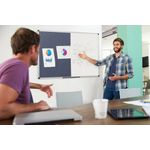 Bi-Office Maya Combination Board Blue Felt/Magnetic Surface 90x60cm XA0322170