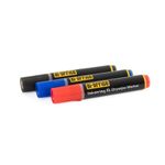 Bi-Office Inkstring XL Drywipe Marker Assorted Colours (Pack of 3) PE4004