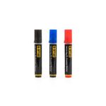 Bi-Office Inkstring XL Drywipe Marker Assorted Colours (Pack of 3) PE4004