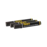 Bi-Office Inkstring XL Drywipe Marker Black (Pack of 3) PE4001