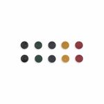 Bi-Office Round Magnets 30mm Assorted Colours Pack of 10 IM130909