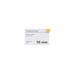 Bi-Office Round Magnets 10mm Yellow Pack of 10 IM160209