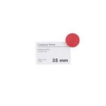 Bi-Office Round Magnets 35mm Assorted Colours Pack of 10 IM170909