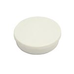 Bi-Office Antimicrobial Round Magnets 25mm White (Pack of 10) BIM141609
