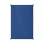 Bi-Office Aluminium Trim Felt Notice Board 900x600mm Blue FA0343170