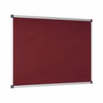 Bi-Office New Generation A9 Felt Noticeboard 120x120cm Burgundy FA3833170