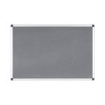 Bi-Office Maya Felt Noticeboard 1200x90mm Grey/Aluminium FA0542170