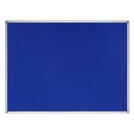 Earth Maya Felt Noticeboard 180x120cm Blue Aluminium Frame FA2743790