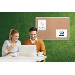 Bi-Office Earth-It Aluminium Frame Cork Board 900x600mm CA031790