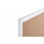 Bi-Office Maya Antimicrobial Cork Board Aluminium Frame 120x90cm BCA051226