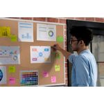 Bi-Office Maya Antimicrobial Cork Board Aluminium Frame 180x120cm BCA271226