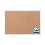 Earth Maya Cork Noticeboard 180x120cm Cork Surface Aluminium Frame CA271790