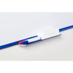 Bi-Office Maya Drywipe Gridded Whiteboard Blue Frame 900x90x60cm MB0721196