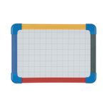 Bi-Office Schoolmate Laptop Non-Magnetic Double Plain/Grid Plastic Trim A4 (Pack of 10) MB8039866