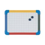 Bi-Office Schoolmate Laptop Non-Magnetic Double Plain/Grid Plastic Trim A4 (Pack of 10) MB8039866