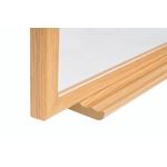 Earth Executive Non-Magnetic Whiteboard 180x120cm Oak MDF Frame MB85002319