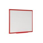 Bi-Office Maya Drywipe Gridded Whiteboard Red Frame 180x120cm MB8521206