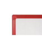 Bi-Office Maya Drywipe Gridded Whiteboard Red Frame 180x120cm MB8521206