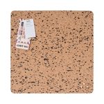 Bi-Office Eco Frameless Square Board Double-Sided Cork/Black Eva 45x45cm SF244412397