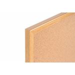 Earth Executive Cork Noticeboard 120x90cm Cork Surface Oak MDF Frame SF152001239