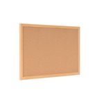 Earth Prime Cork Noticeboard 180x120cm Cork Surface Oak MDF Frame SF352001233