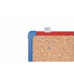 Bi-Office Schoolmate Noticeboard Cork Coloured Frame 60x45cm SF041408866