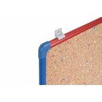 Bi-Office Schoolmate Noticeboard Cork Coloured Frame 60x45cm SF041408866