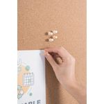 Bi-Office Wooden Push Pins (Pack of 20 PI3203