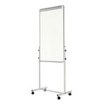 Bi-Office White Portable Duo Board and Flipchart Easel EA4724075