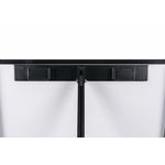 Bi-Office Classic Magnetic Footbar Easel Black 70x100cm EA2306007