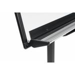 Bi-Office Mobile Magnetic Flipchart Easel 700x1000mm EA48061823