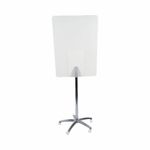 Bi-Office Business Glass Mobile Easel Non-Magnetic 70x100cm GEA4850126