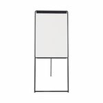 Bi-Office Classic Non-Magnetic Footbar Easel Black 70x100cm EA2300007