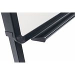 Bi-Office Classic Non-Magnetic Footbar Easel Black 70x100cm EA2300007
