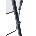 Bi-Office Classic Non-Magnetic Footbar Easel Black 70x100cm EA2300007