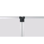 Bi-Office Maya Trio Magnetic Lacquered Steel Surface Aluminium Frame 120x90cm TR02020509170