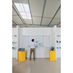 Bi-Office Maya Trio Magnetic Lacquered Steel Surface Aluminium Frame 120x90cm TR02020509170