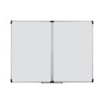 Bi-Office Maya Trio Magnetic Lacquered Steel Surface Aluminium Frame 90x60cm TR01020509170