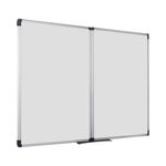Bi-Office Maya Trio Magnetic Lacquered Steel Surface Aluminium Frame 90x60cm TR01020509170