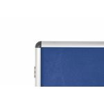 Bi-Office Enclore Felt Indoor Lockable Glazed Case 720x981x35mm Blue VT630107150
