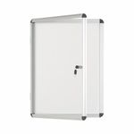 Bi-Office Enclore Magnetic Display Case Acrylic Door Aluminium Frame 4xA4 VT610109150