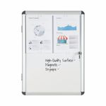 Bi-Office Enclore Magnetic Display Case Acrylic Door Aluminium Frame 4xA4 VT610109150