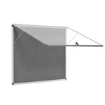 Bi-Office Enclore Fire Retardant Grey Lockable Door Top Hinged 15xA4 ST380102150