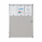 Bi-Office Enclore Combonet Display Case Acrylic Aluminium Frame 15xA4 VT640108150