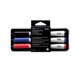 Bi-Office Pen Holder with Eraser and 3 Drywipe Markers AA0106